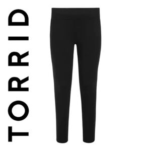 Torrid Black Pixie Skinny Studio Luxe Ponte High-Rise
